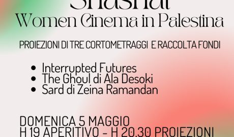 grafica sull'evento Shashat Woman Cinema in Palestina